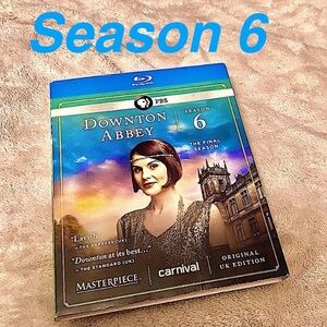 Brand New on Blue Ray 3 Disc Series: Downton Abbey / season 6 (DVD) with Cover.